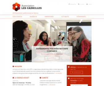 Cadrilles.ch(L'Association Les Cadrilles) Screenshot