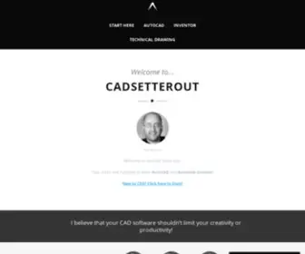 Cadsetterout.com(The CAD Setter Out) Screenshot