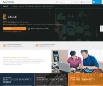 Cadsoftusa.com(Autodesk EAGLE) Screenshot