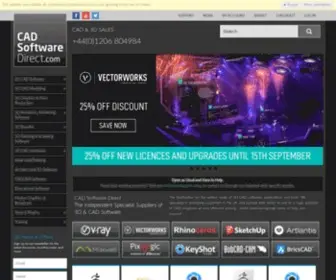 Cadsoftwaredirect.com(CAD Software Direct) Screenshot