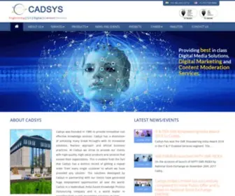 Cadsystech.com(Content services) Screenshot