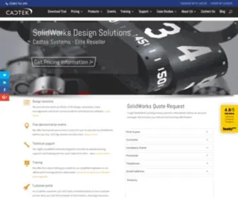 Cadtek.com(Cadtek Systems) Screenshot