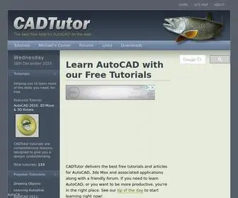 Cadtutor.net(AutoCAD Tutorials) Screenshot