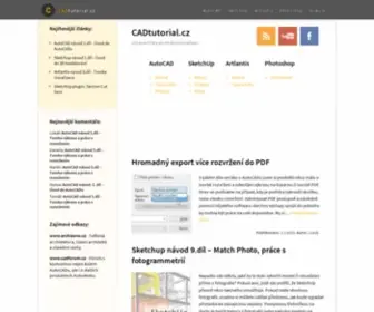 Cadtutorial.cz(AutoCAD) Screenshot