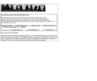 Cadtutorial.org(AutoCAD Video Tutorials) Screenshot