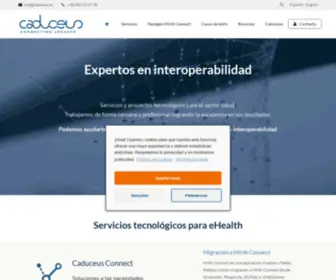 Caduceus.es(Caduceus Connecting eHealth Caduceus Connecting eHealth) Screenshot
