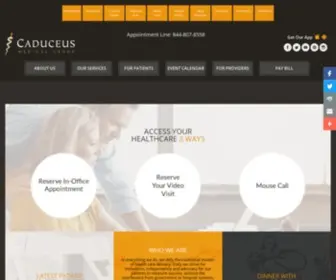 Caduceusmedicalgroup.com(Caduceus Medical Group is a multi) Screenshot