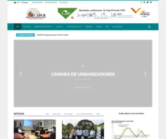 Cadur.org.ni(Cámara de Urbanizadores de Nicaragua CADUR) Screenshot