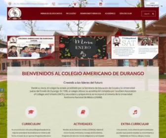 Cadurango.mx(American School of Durango) Screenshot