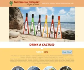 Cadushy.com(The Cadushy Distillery) Screenshot