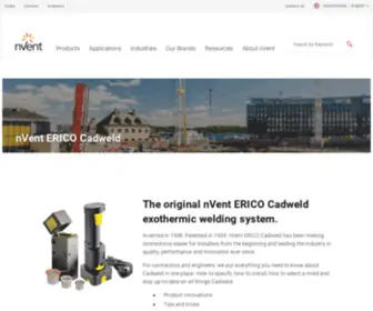 Cadweld.com(CADWELDÂ®) Screenshot