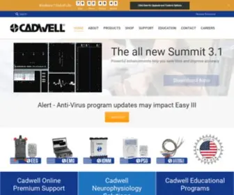 Cadwell.com(Our entire focus) Screenshot