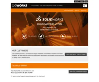 Cadworkssoftware.com(SOLIDWORKS Solution Partner) Screenshot