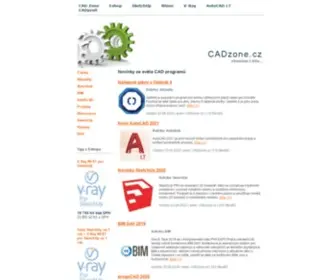 Cadzone.cz(CAD Zone) Screenshot