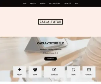 Caelatutors.com(Tutor Meaningful Learning Experiences) Screenshot