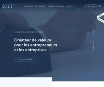 Caelis.fr(Cabinet de conseil) Screenshot