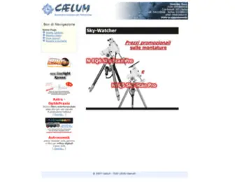 Caelum.it(  Strumenti per l'Astronomia) Screenshot