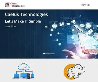 Caelustechnologies.com(IT Solutions) Screenshot