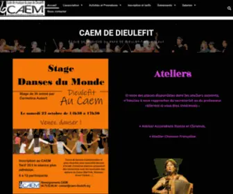 Caem-Dieulefit.org(CAEM de Dieulefit) Screenshot