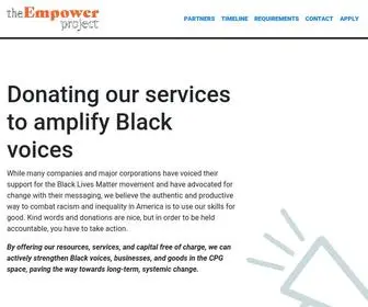 Caempowerproject.org(The Empower Project) Screenshot