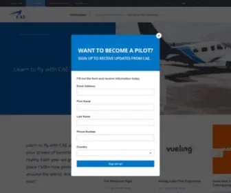 Caeoaa.com(Become a Pilot) Screenshot