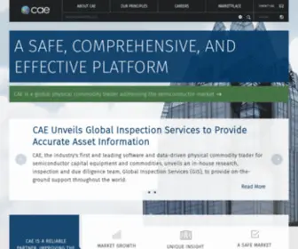 Caeonline.com(S Marketplace for Secondary Capital Equipment) Screenshot