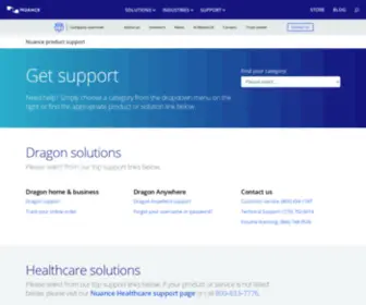 Caere.com(Support) Screenshot