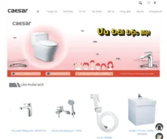 Caesar.com.vn(Công ty CP Thiết Bị Vệ Sinh Caesar VN) Screenshot