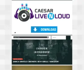 Caesarlivenloud.com(Caesar Live N Loud) Screenshot