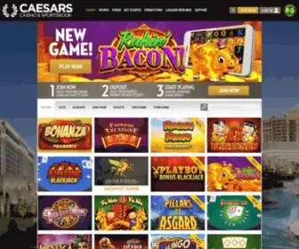 Caesarscasino.com Screenshot
