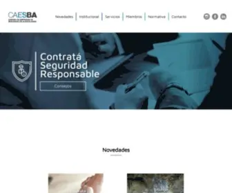 Caesba.org.ar(Seguridad privada) Screenshot