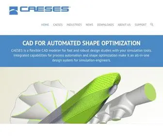 Caeses.com(CAD for Automated Shape Optimization) Screenshot