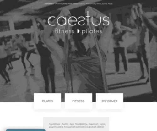 Caestusgym.gr(Fitness) Screenshot