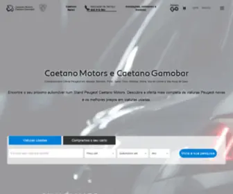 Caetanomotors.pt(Concessionário Oficial PEUGEOT em Portugal) Screenshot