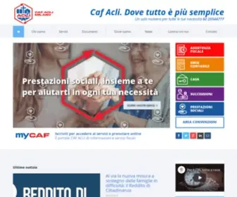 Cafaclimilano.it(AcliMilano Servizi Fiscali) Screenshot