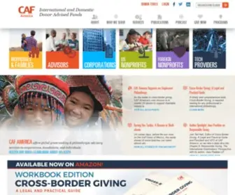 Cafamerica.org(CAF America) Screenshot