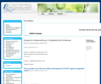 Cafapro.com.ar(Cafapro) Screenshot