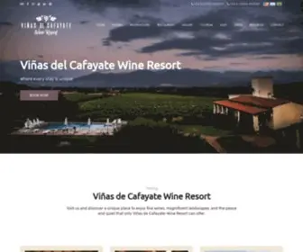 Cafayatewineresort.com(Wine) Screenshot