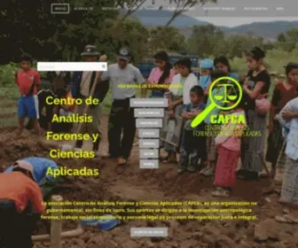 Cafca.gt(Antropología forense) Screenshot