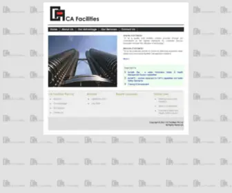 Caf.com.sg(CA Facilities Pte Ltd) Screenshot