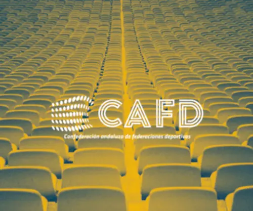 Cafd.es(Confederación andaluza de federaciones deportivas) Screenshot