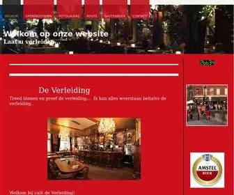 Cafe-Deverleiding.nl(Cafe de Verleiding Roermond) Screenshot