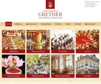 Cafe-Grether.de(Café) Screenshot