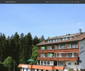 Cafe-Guenter.de(Hotel Café Günter in Freudenstadt) Screenshot