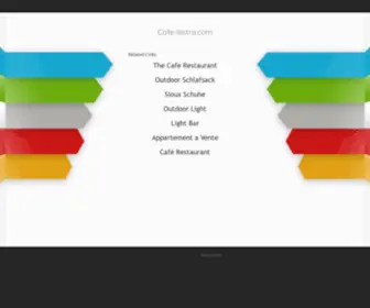 Cafe-Lestra.com(CAFE LESTRA) Screenshot