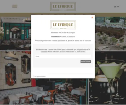 Cafe-Lyrique.ch(Le Café Lyrique) Screenshot