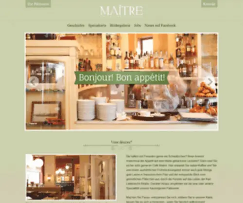 Cafe-Maitre.de(Cafe Maitre) Screenshot