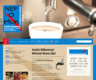 Cafe-Nepomuk.de(Offizielle Webseite des Nepomuk in Reutlingen) Screenshot