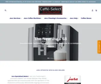 Cafe-Select.co.uk(Jura coffee machine Specialists) Screenshot