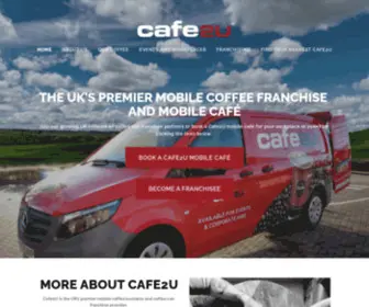 Cafe2U.co.uk(UK Mobile Coffee Van Franchise & Mobile Cafe Provider) Screenshot